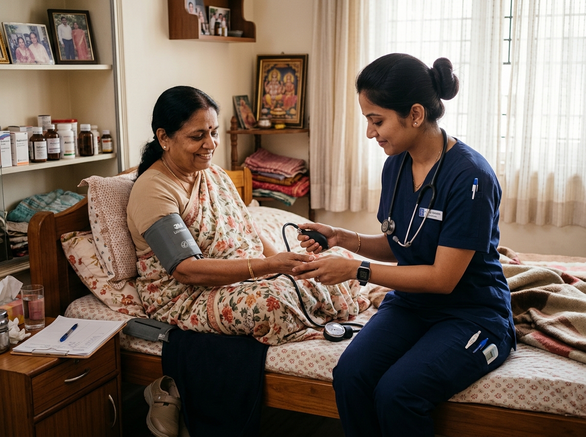 Professional nursing care at home